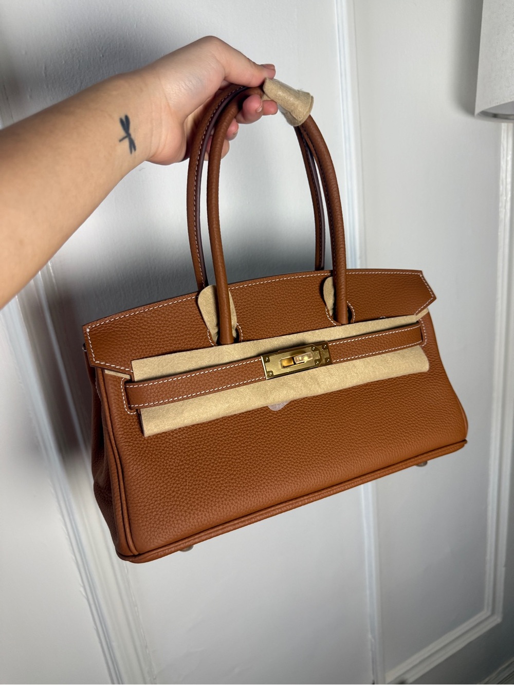 Classic Structured Women's Satchel in Brown